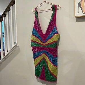 Nasty Gal Sparkly Dress